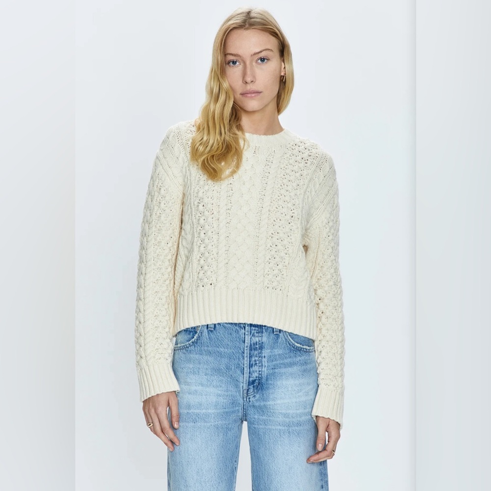 Shrunken fisherman sweater